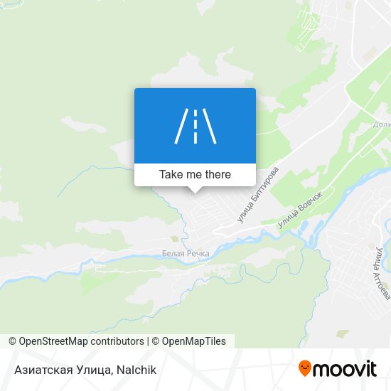 Азиатская Улица map