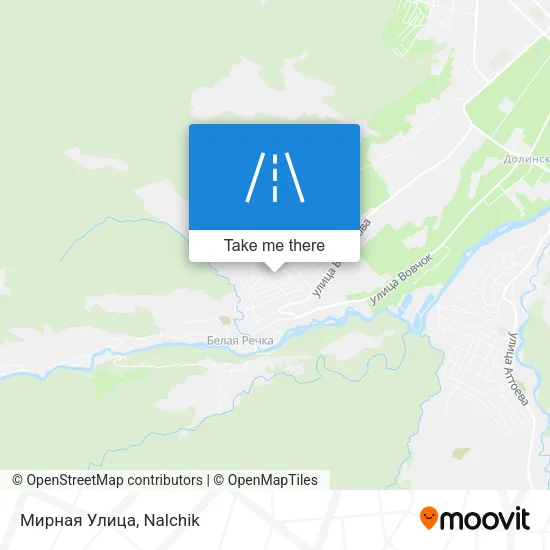 Мирная Улица map