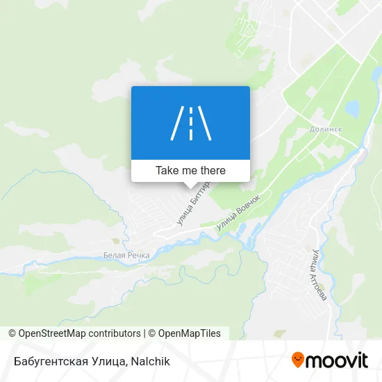 Бабугентская Улица map