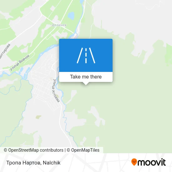 Тропа Нартов map