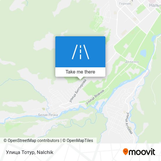 Улица Тотур map