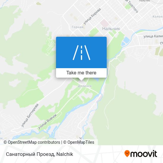 Санаторный Проезд map