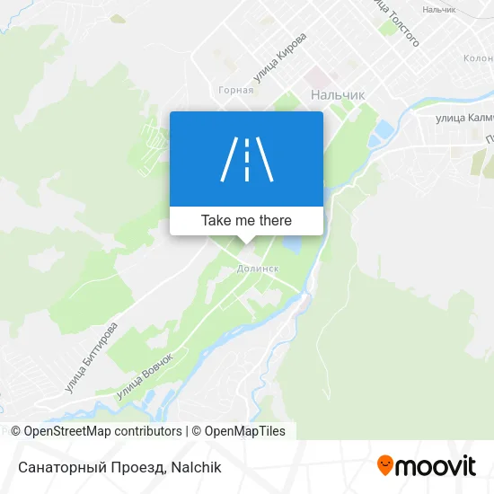 Санаторный Проезд map