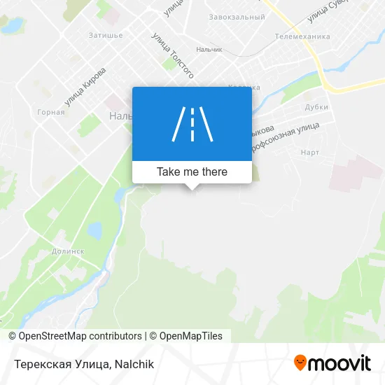 Терекская Улица map