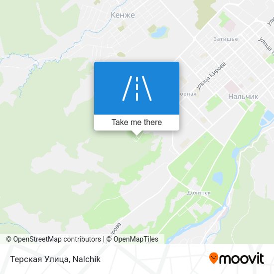 Терская Улица map