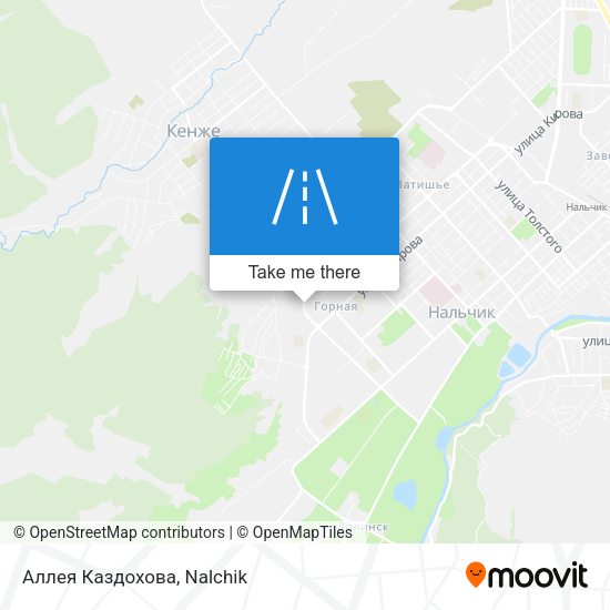 Аллея Каздохова map