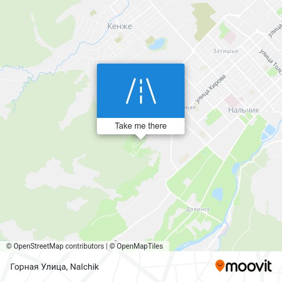 Горная Улица map