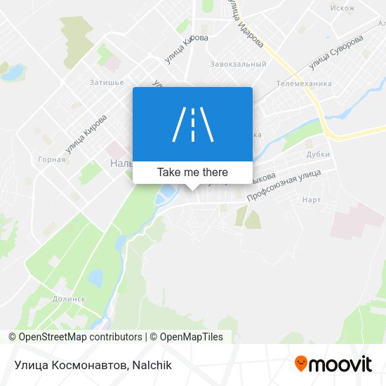 Улица Космонавтов map