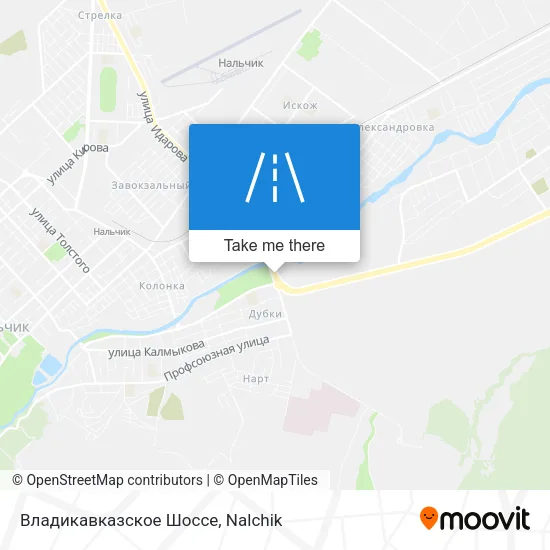 Владикавказское Шоссе map