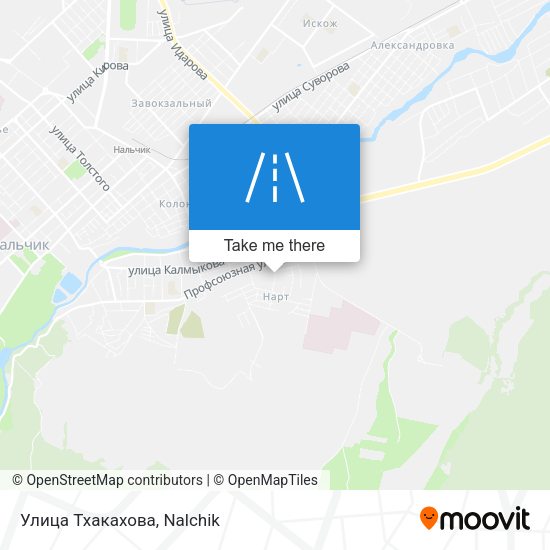 Улица Тхакахова map