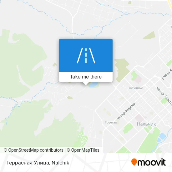 Террасная Улица map