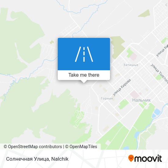 Солнечная Улица map