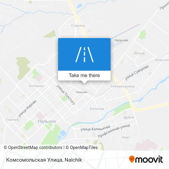 Комсомольская Улица map