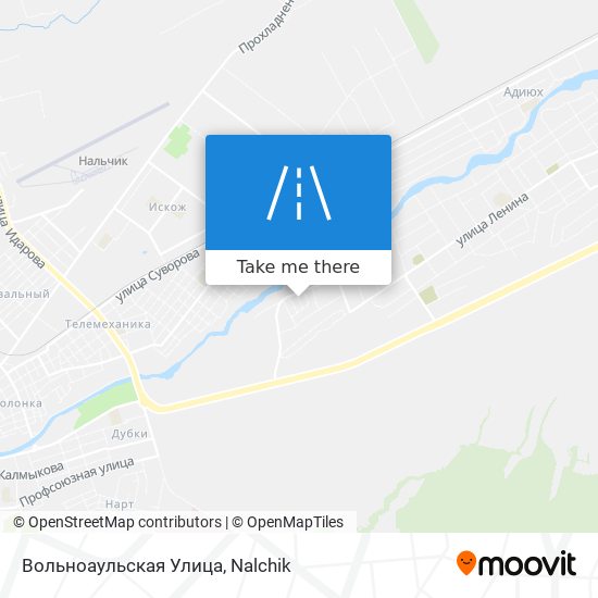 Вольноаульская Улица map
