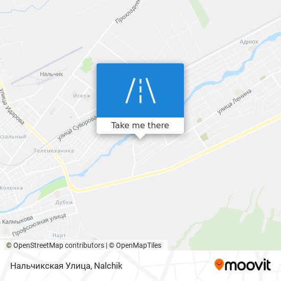Нальчикская Улица map