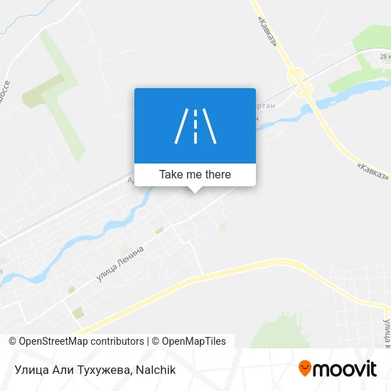 Улица Али Тухужева map