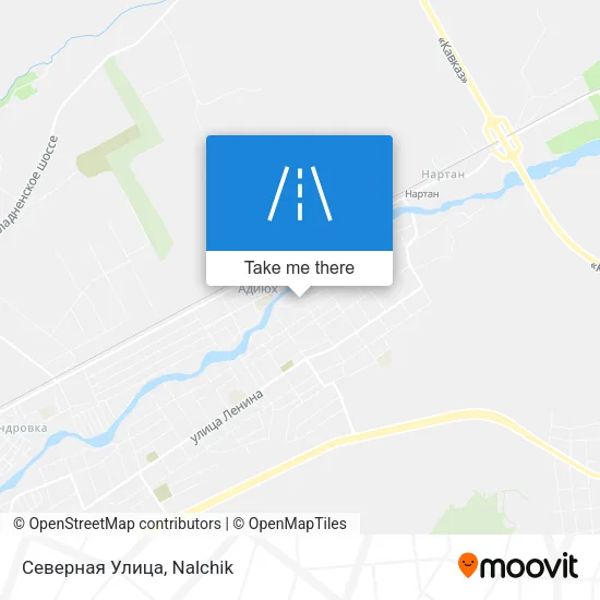 Северная Улица map