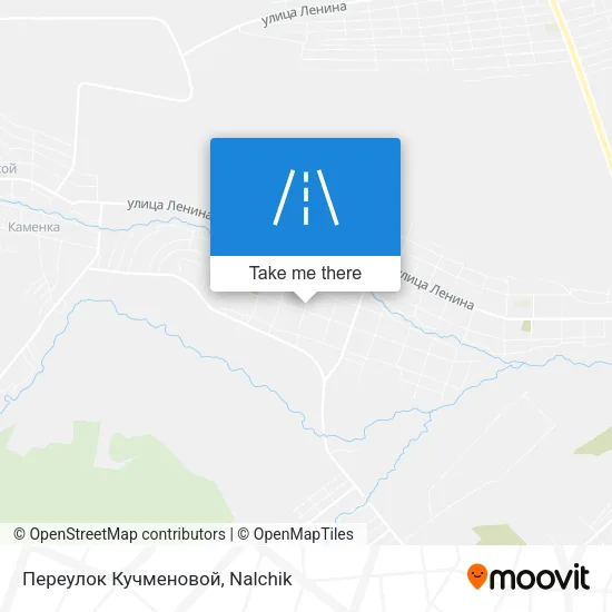 Переулок Кучменовой map