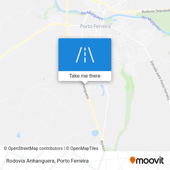Rodovia Anhanguera map