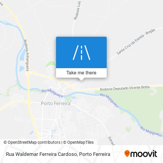 Mapa Rua Waldemar Ferreira Cardoso