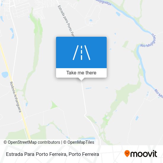 Estrada Para Porto Ferreira map
