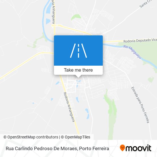 Mapa Rua Carlindo Pedroso De Moraes