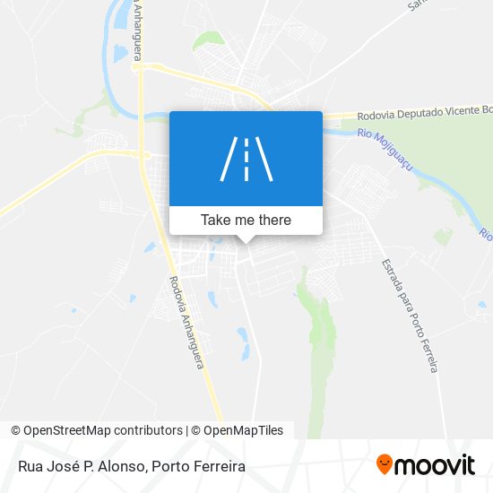 Mapa Rua José P. Alonso