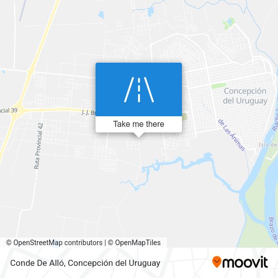 Conde De Alló map