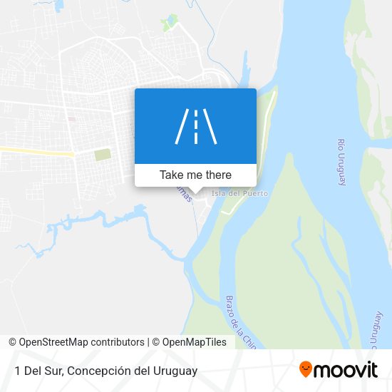 1 Del Sur map