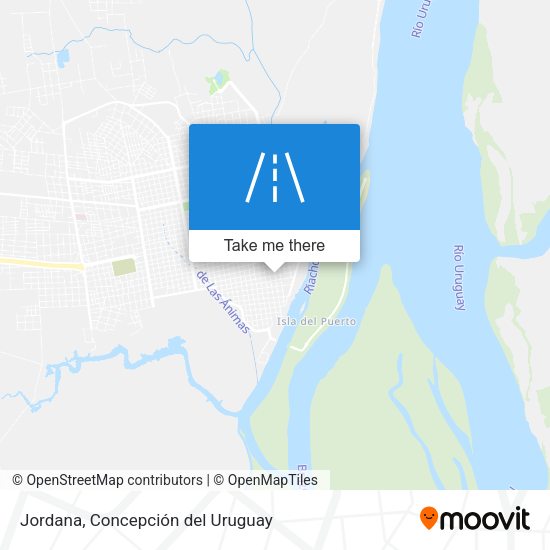 Jordana map