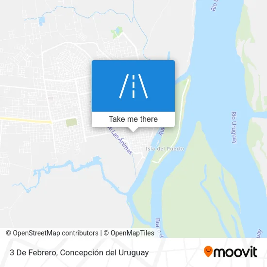 Mapa de 3 De Febrero