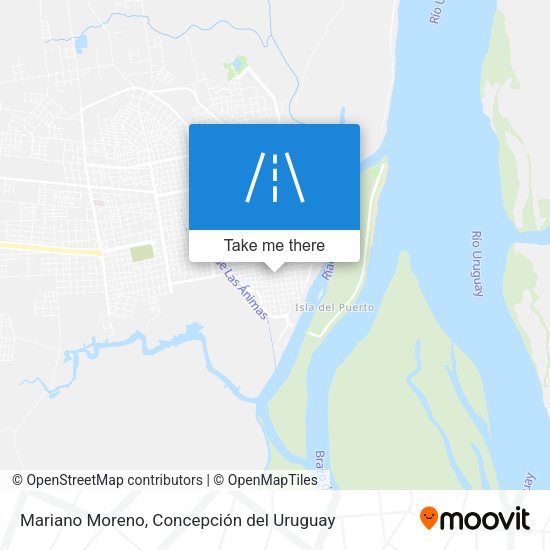 Mariano Moreno map