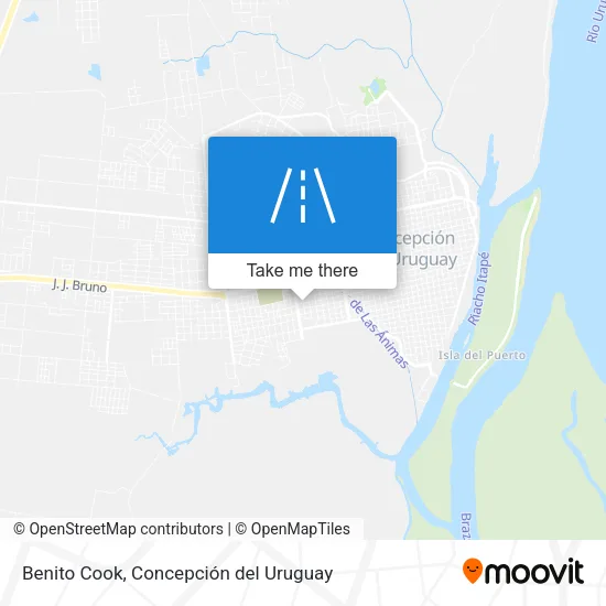 Mapa de Benito Cook