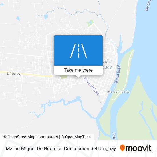 Mapa de Martín Miguel De Güemes