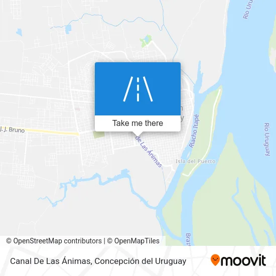 Mapa de Canal De Las Ánimas