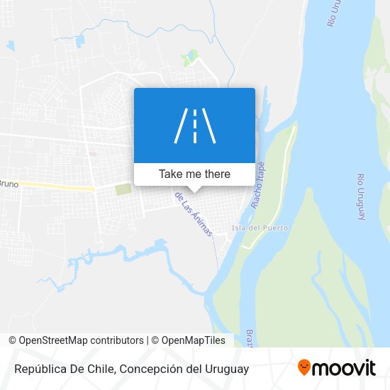 República De Chile map