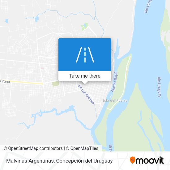 Malvinas Argentinas map