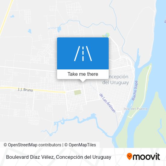 Mapa de Boulevard Díaz Vélez