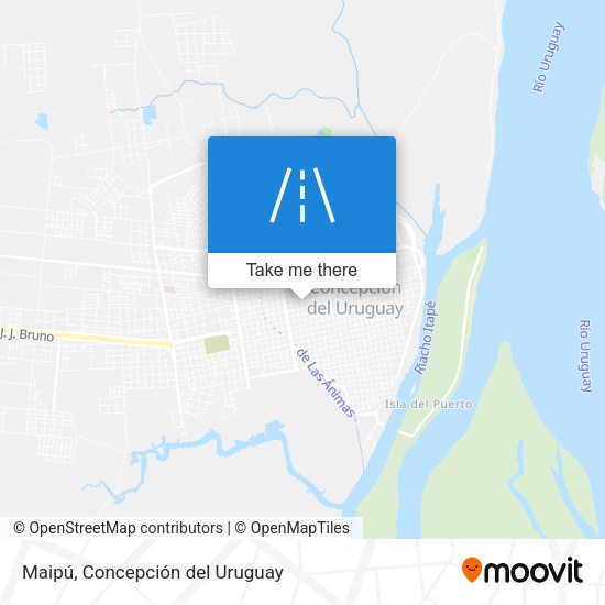 Maipú map