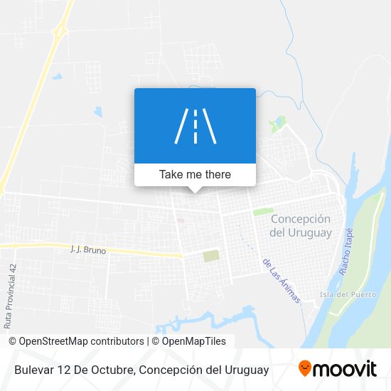 Bulevar 12 De Octubre map