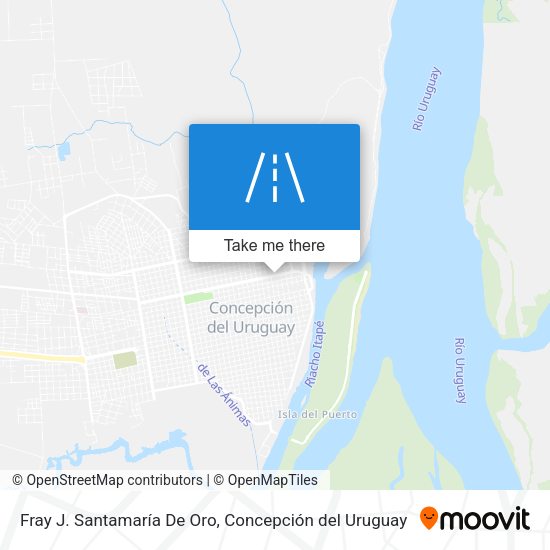 Fray J. Santamaría De Oro map