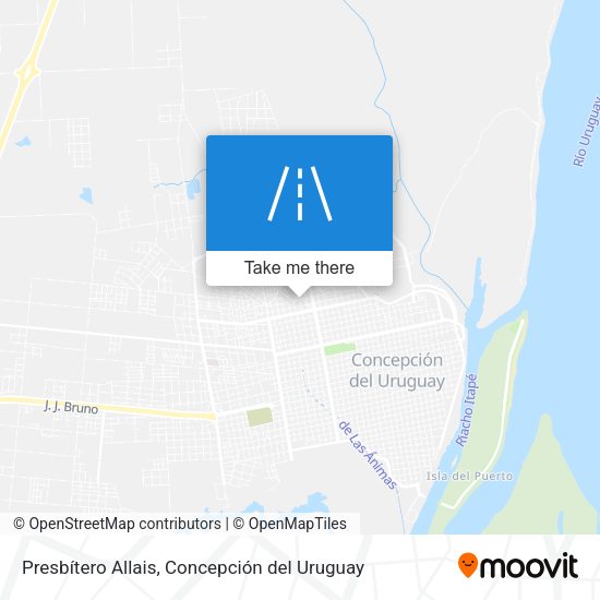 Presbítero Allais map