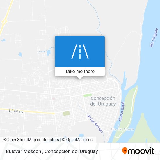 Mapa de Bulevar Mosconi