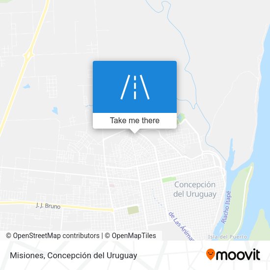 Misiones map