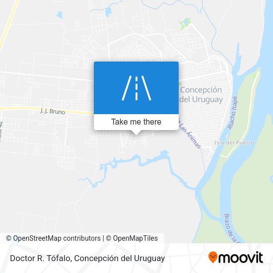 Mapa de Doctor R. Tófalo