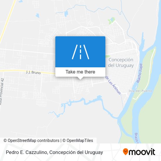 Pedro E. Cazzulino map