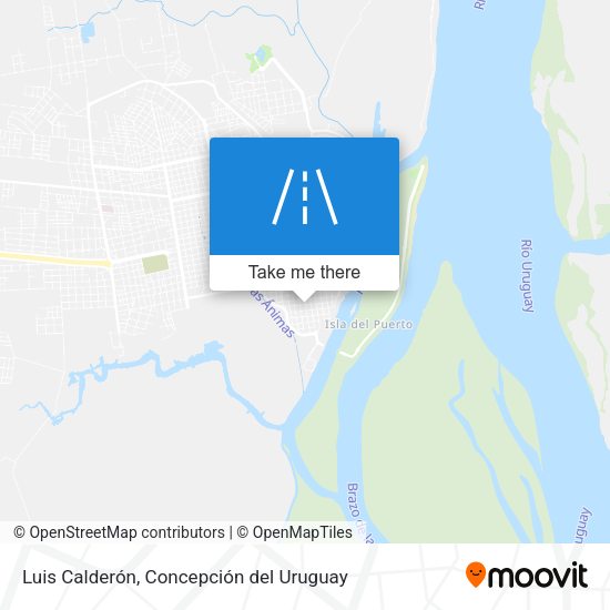 Luis Calderón map