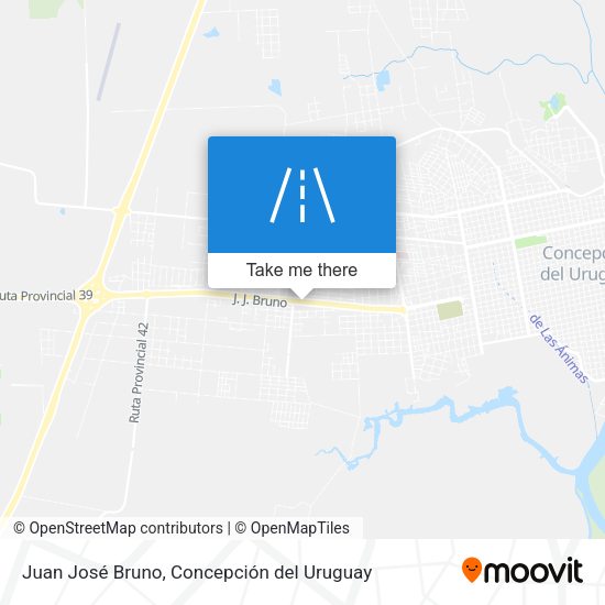 Juan José Bruno map