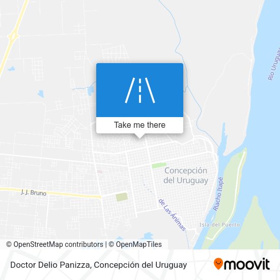 Doctor Delio Panizza map