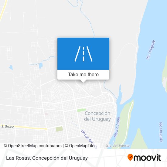 Mapa de Las Rosas